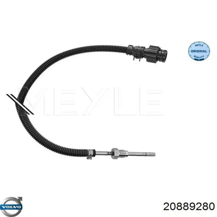 6PT358181331 HELLA Sensor de temperatura dos gases de escape (GE), antes de filtro de partículas diesel