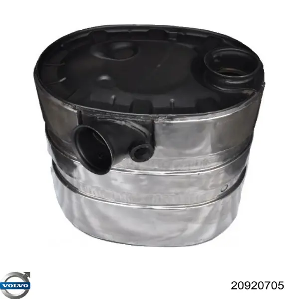 20920705 Volvo Silenciador, parte central e traseira