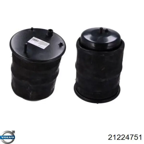 21224751 Volvo Coxim pneumático (suspensão de lâminas pneumática) do eixo