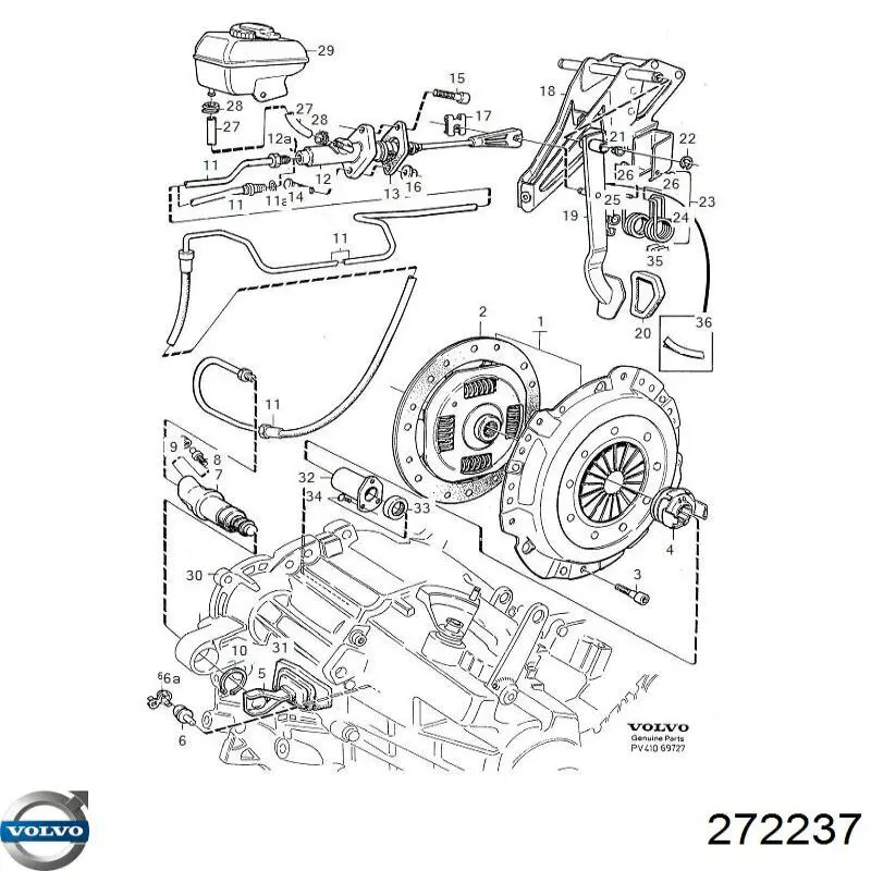 Disco de embraiagem Volvo 271956 preço, a partir de 300,51 USD