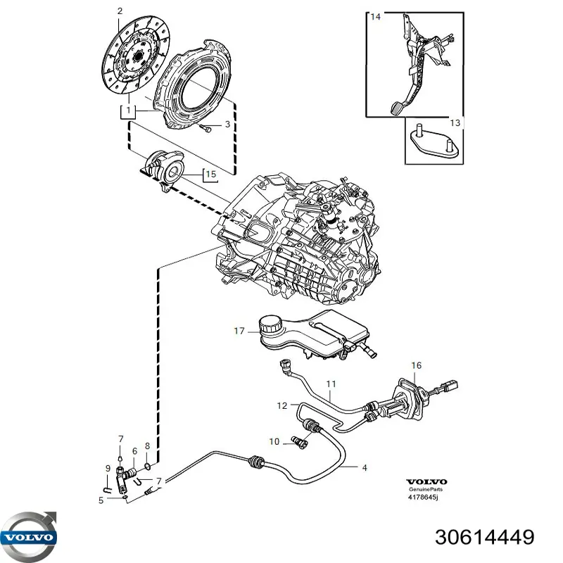 Volvo 30614449 preço, a partir de  USD