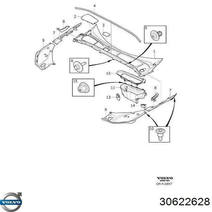  Volvo 30622628