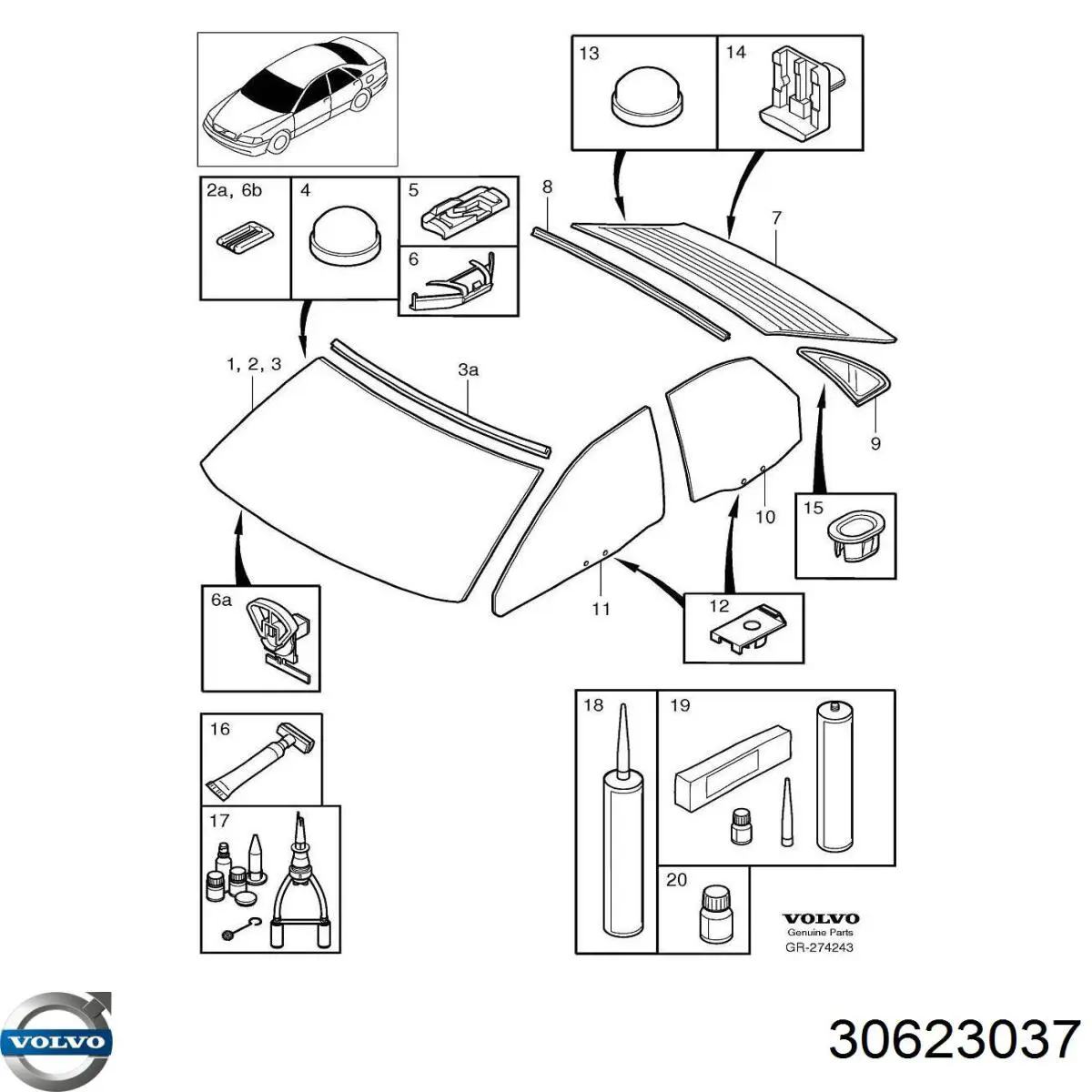 Pára-brisas FPS GS7216D12 preço, a partir de 151,44 USD
