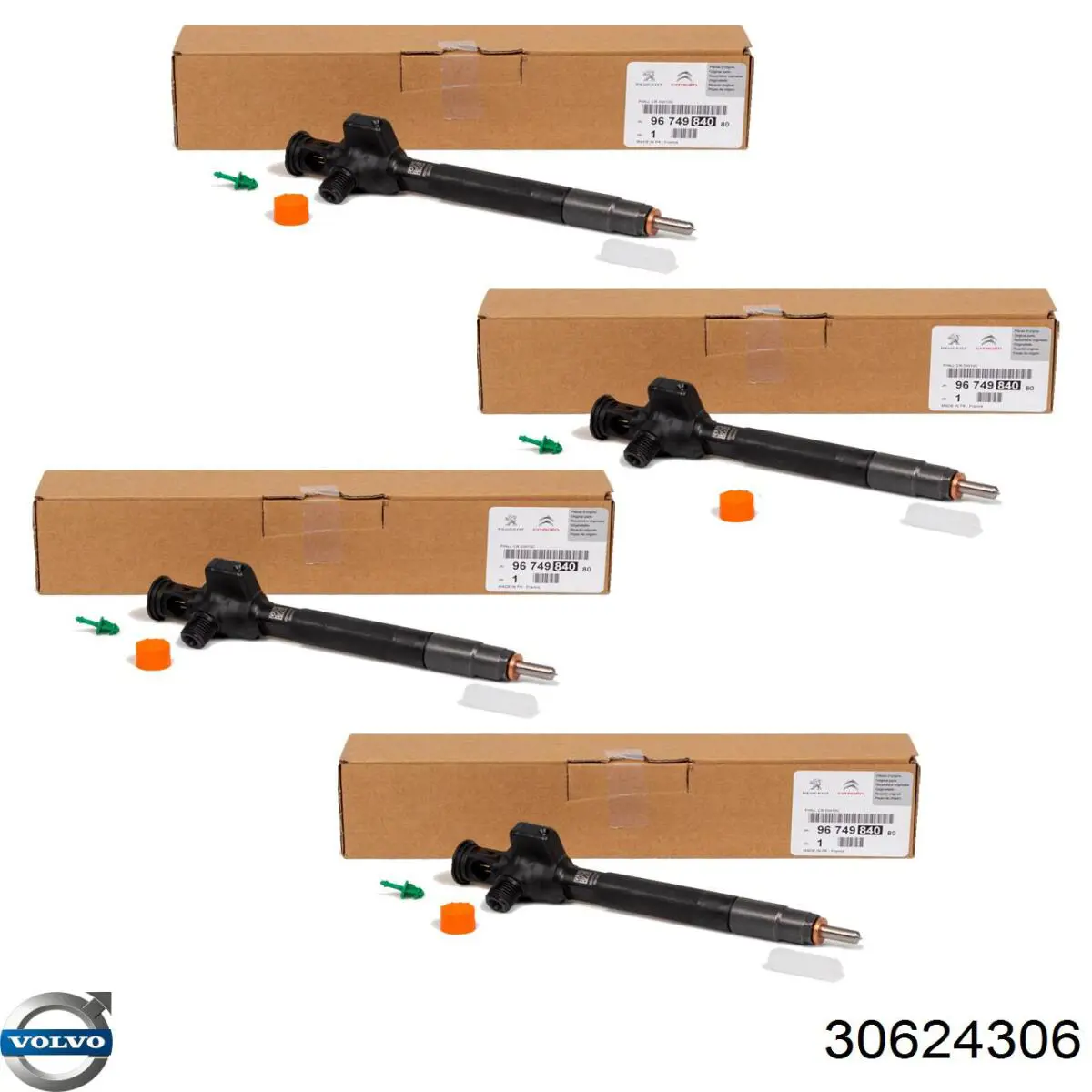 Parafuso de fixação do injetor 30624306 Volvo