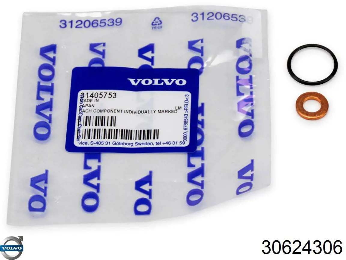 30624306 Volvo Parafuso de fixação do injetor