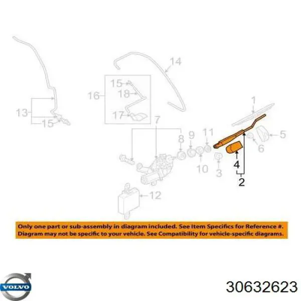  Volvo 30632623 preço, a partir de  