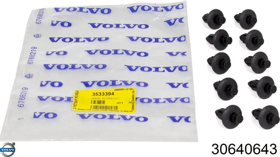 Suporte de acesso (fixação) Volvo 30640643