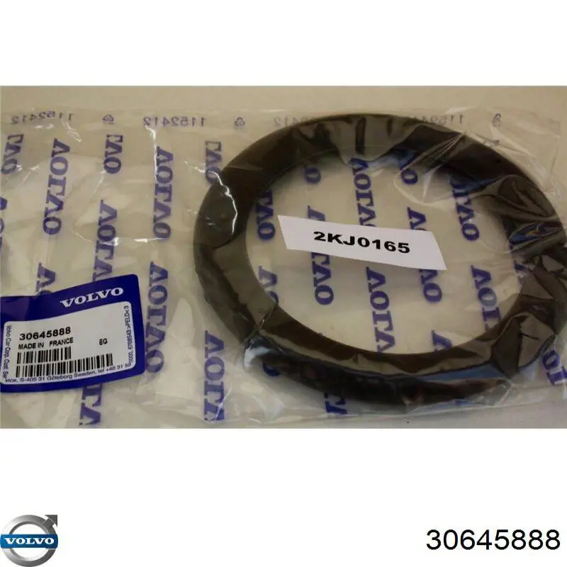 30645888 Volvo Espaçador (anel de borracha) da mola traseira inferior
