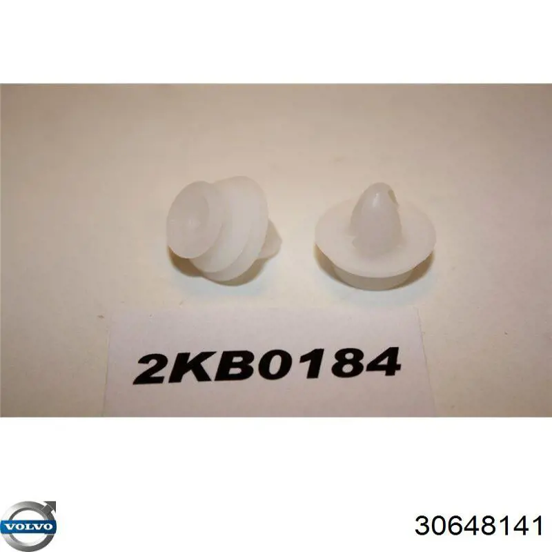 30648141 Volvo Braçadeira (cápsula) de fixação de moldura da porta