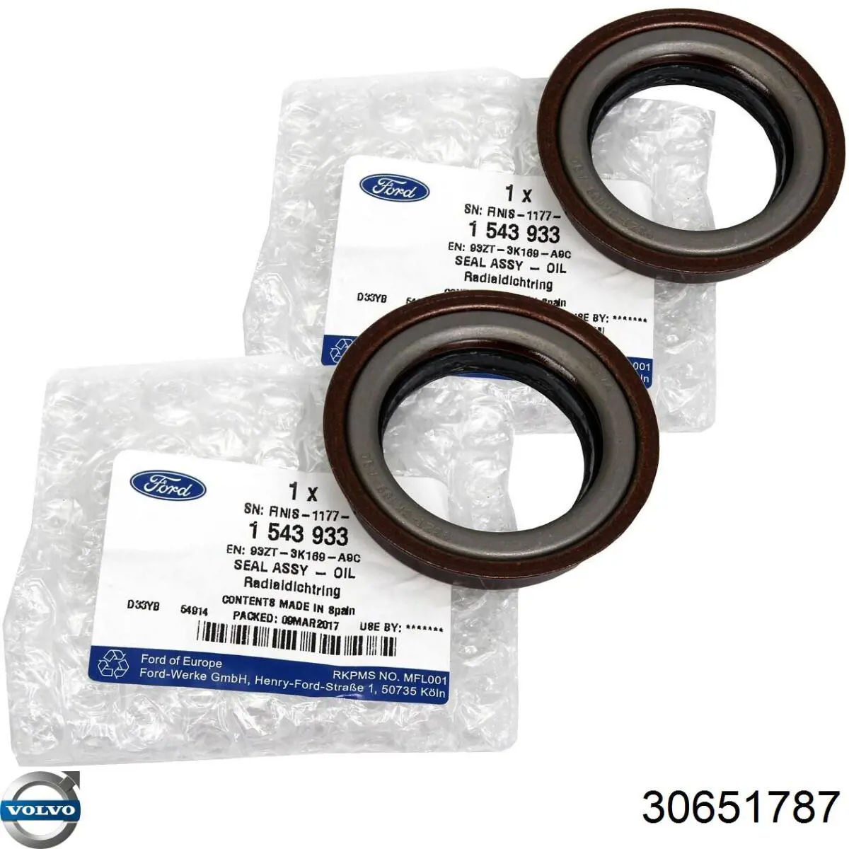 Bucim do semieixo do eixo dianteiro Volvo 30651787 preço, a partir de 4,92 USD