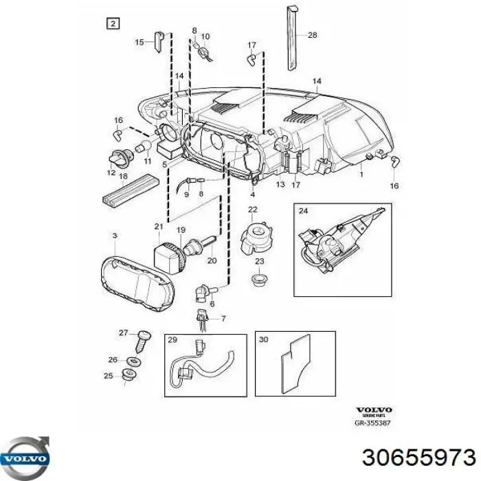  Volvo 30655973 preço, a partir de 12,13 USD