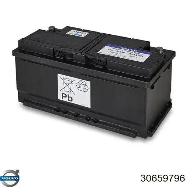 Bateria recarregável (PILHA) Volvo 30659796 preço, a partir de 465,61 USD