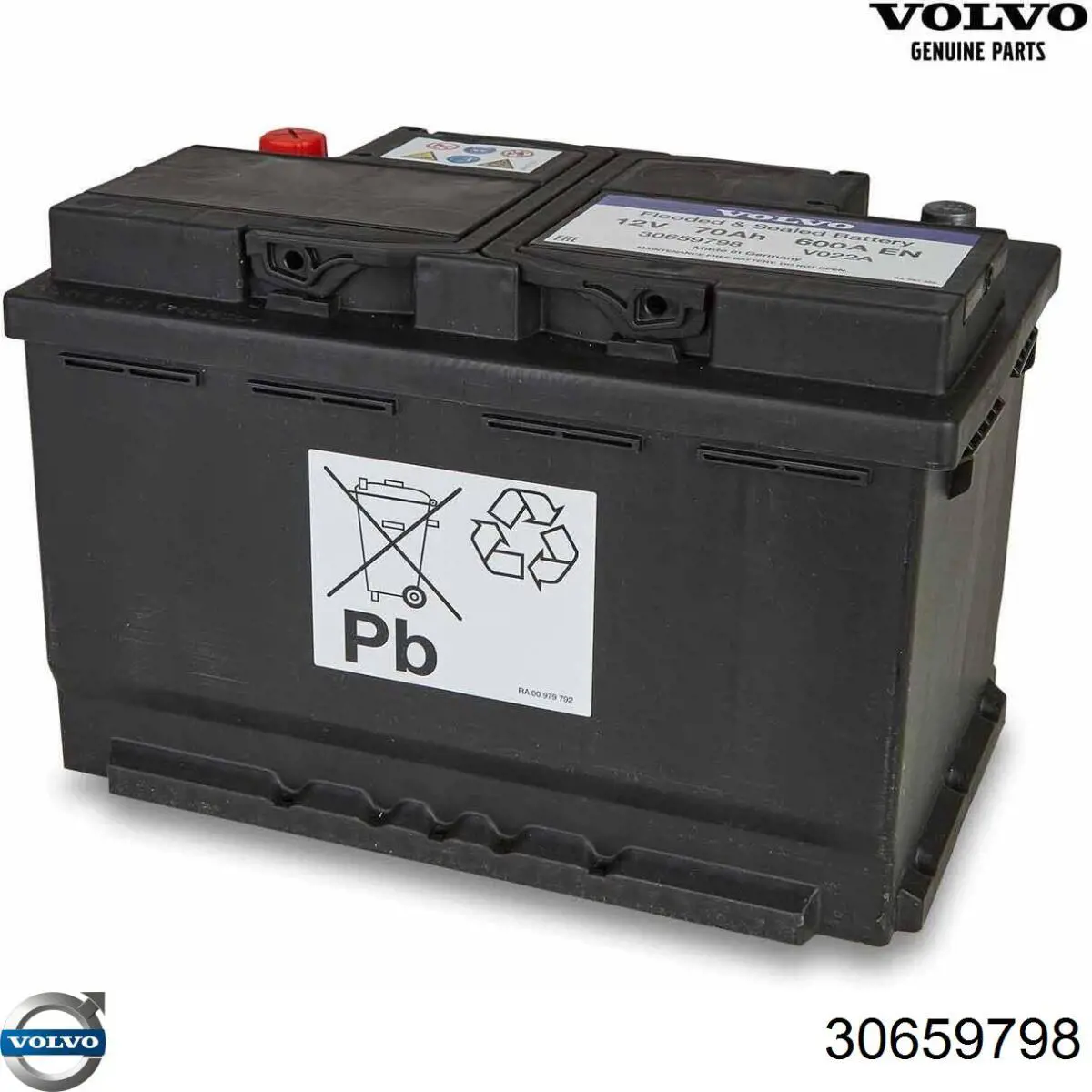 Bateria recarregável (PILHA) Volvo 30659798 preço, a partir de 416,82 USD