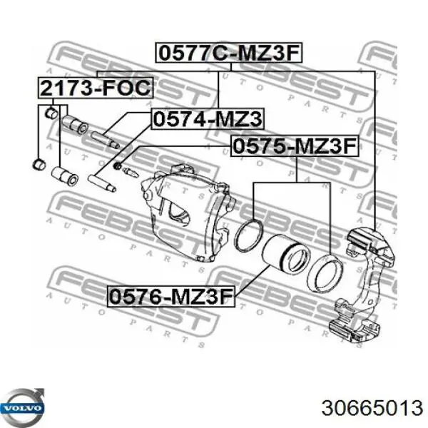  Volvo 30665013 preço, a partir de  