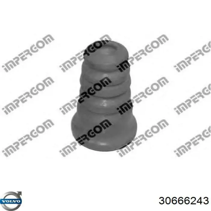 Compre 30666243 Volvo Pára-choque (grade de proteção) de amortecedor traseiro + bota de proteção
