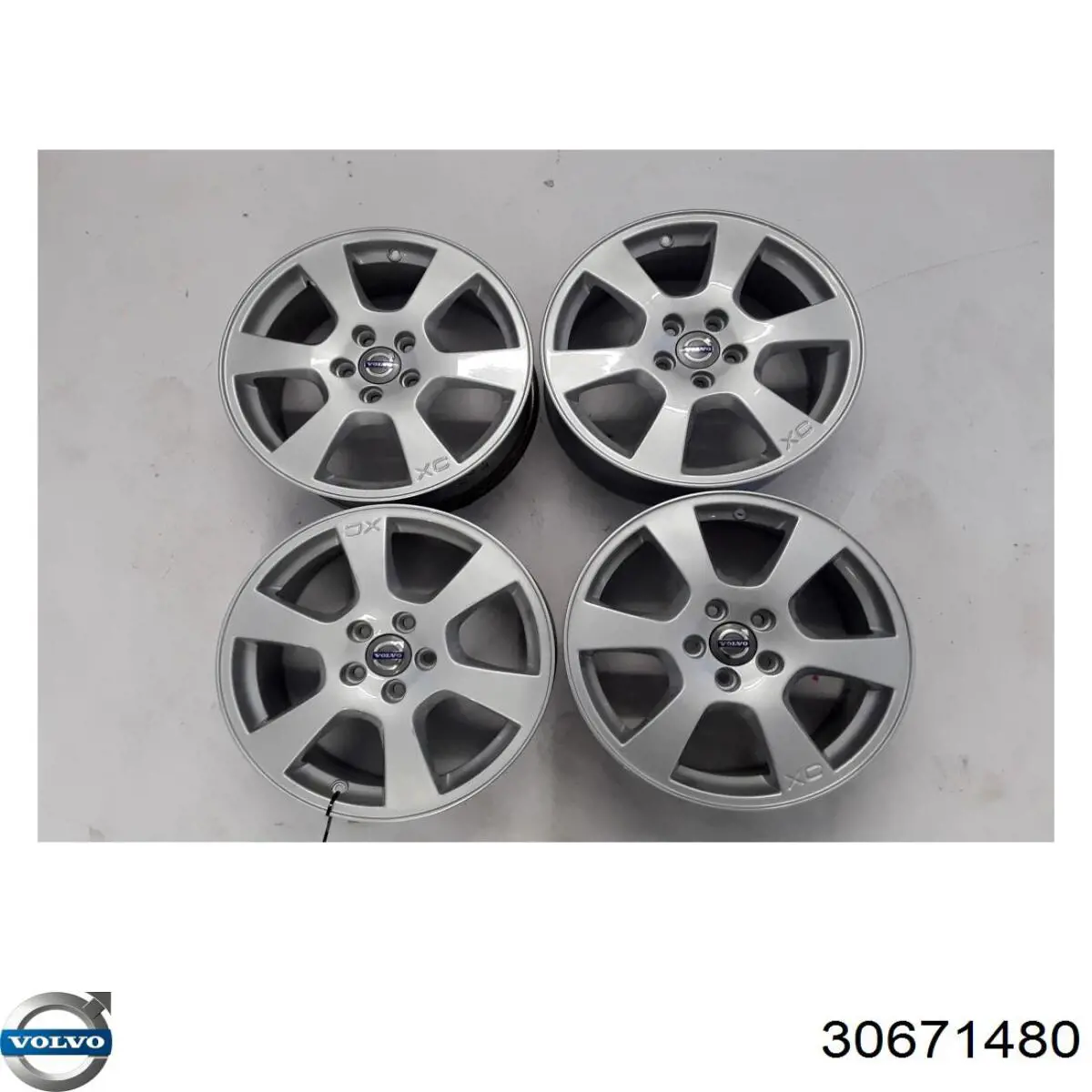 Discos de roda de aleação ligeira (de aleação ligeira, de titânio) Volvo 30671480