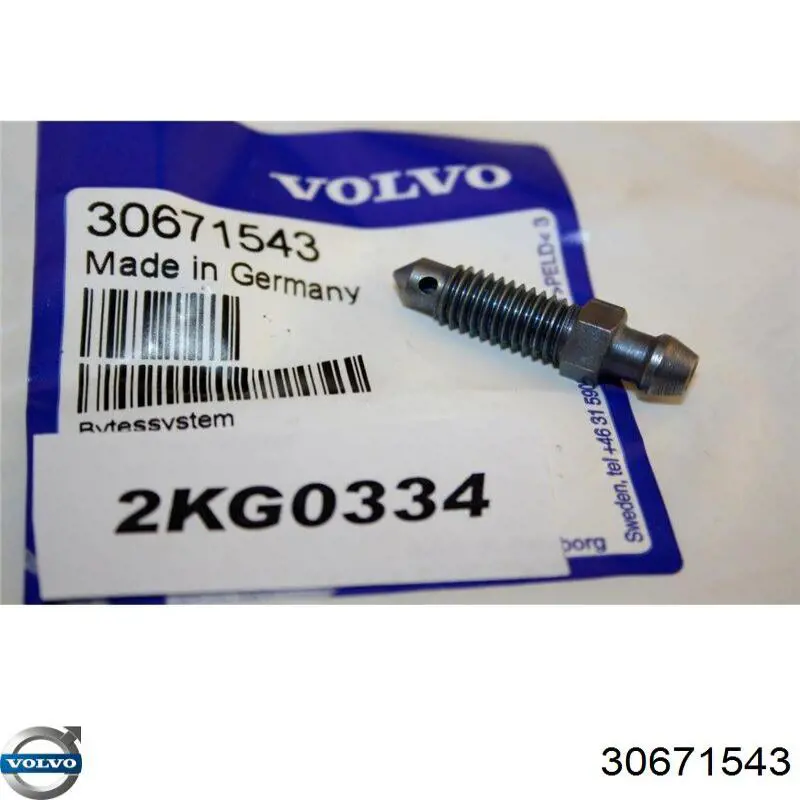 Compre 30671543 Volvo Tubo de ligação de bombeio de suporte do freio dianteiro