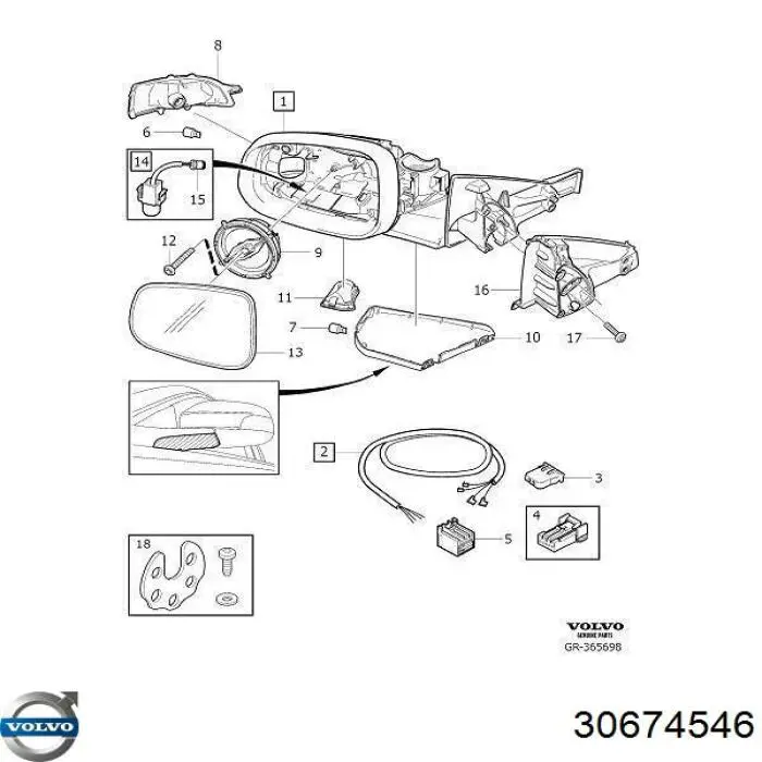 Sensor de temperatura do meio ambiente Volvo 30674546 preço, a partir de 75,30 USD