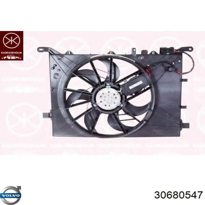 Difusor do radiador de esfriamento, montado com motor e roda de aletas Volvo 30680547 preço, a partir de 95,34 USD