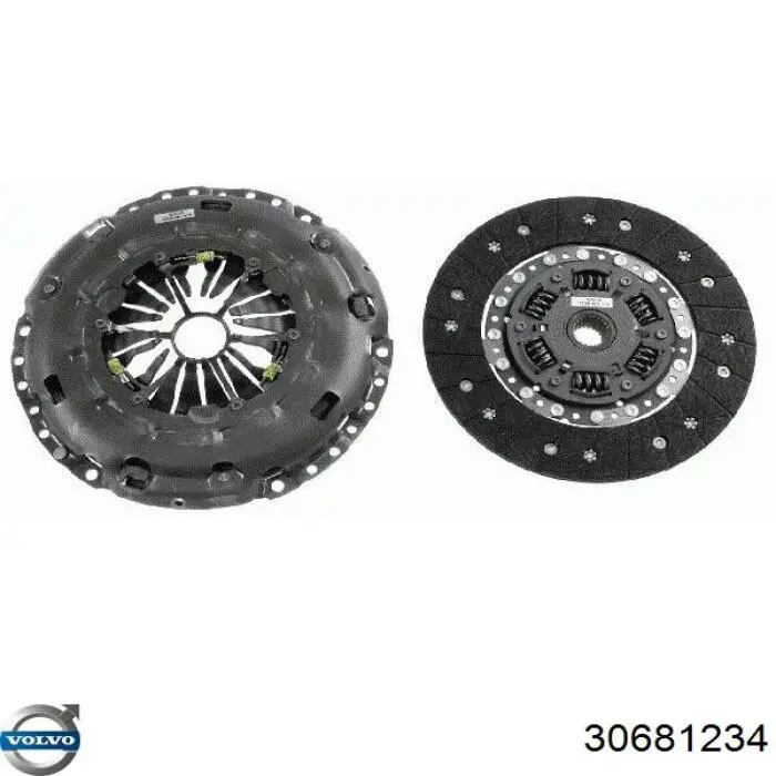 Kit de embraiagem (3 peças) Volvo 30681234 preço, a partir de 308,81 USD