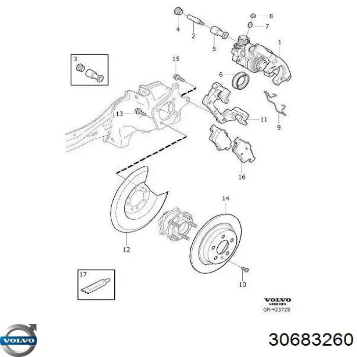  Volvo 30683260 preço, a partir de 6,41 USD