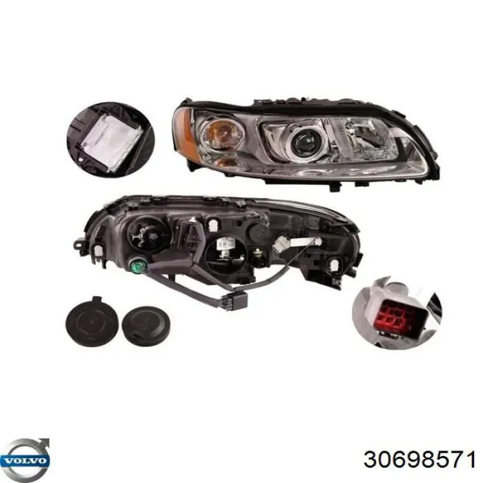 30698571 Volvo Luz direita