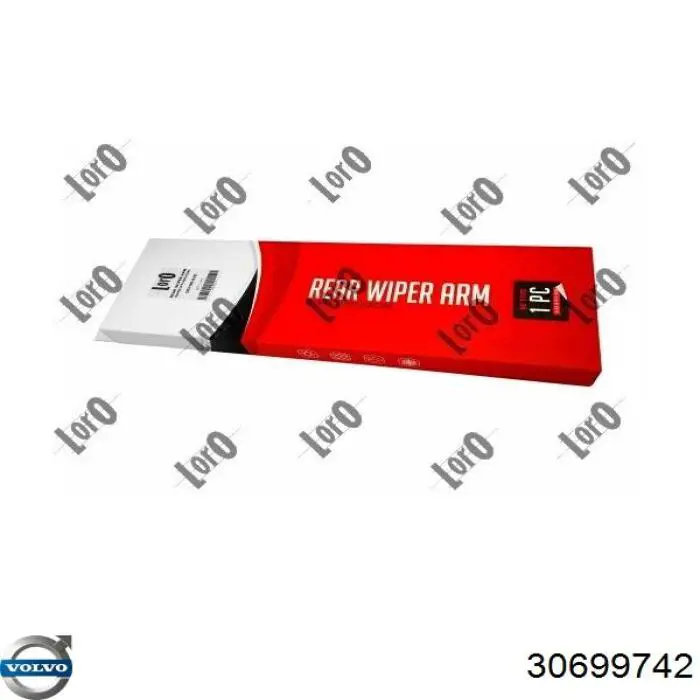 30699742 Volvo Braço de limpa-pára-brisas de vidro traseiro
