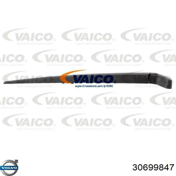 Braço de limpa-pára-brisas de vidro traseiro Polcar 9065RWT2