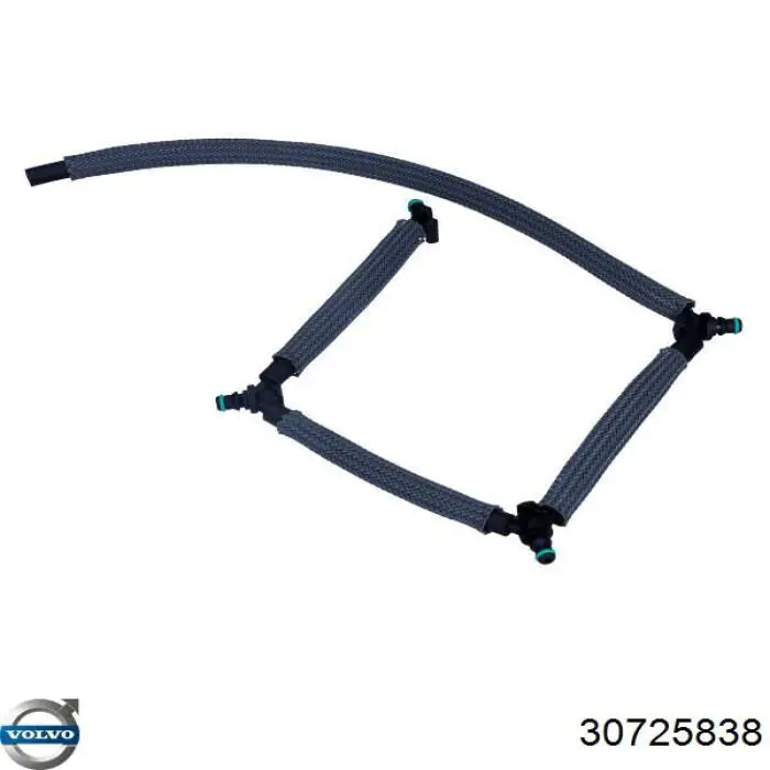 Tubo de combustível, inverso desde os injetores Volvo 30725838 preço, a partir de 32,07 USD