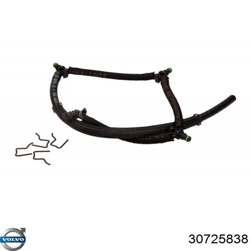 Compre 30725838 Volvo Tubo de combustível, inverso desde os injetores