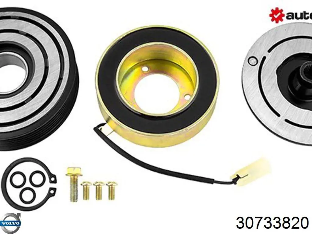 30733820 Volvo Polia do compressor de aparelho de ar condicionado
