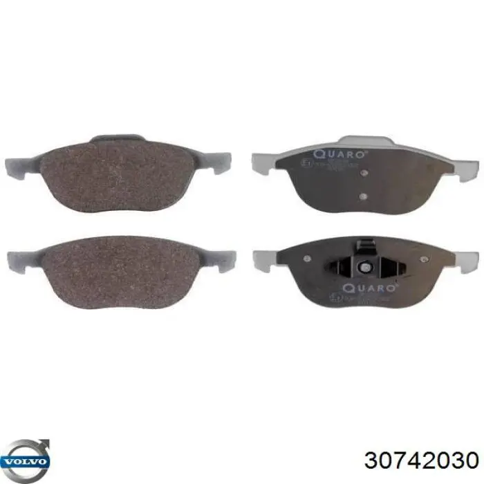 Compre 30742030 Volvo Sapatas do freio dianteiras de disco