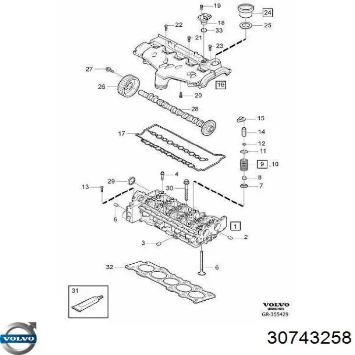 Tubo coletor de admissão Volvo 30743258 preço, a partir de  USD