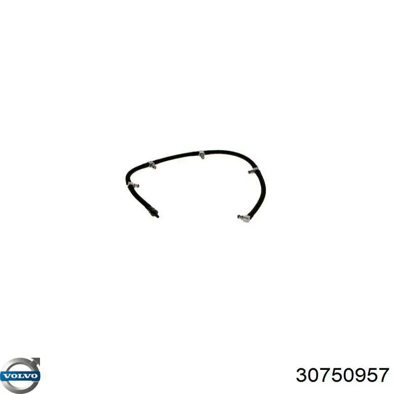 Tubo de combustível, inverso desde os injetores Volvo 30750957 preço, a partir de 33,09 USD