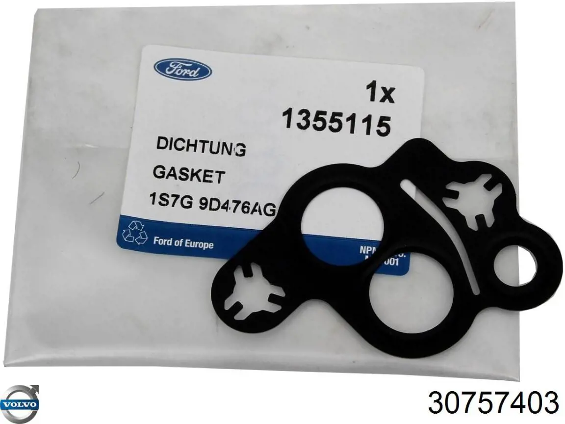 Vedante de válvula EGR de recirculação Volvo 30757403 preço, a partir de 4,00 USD