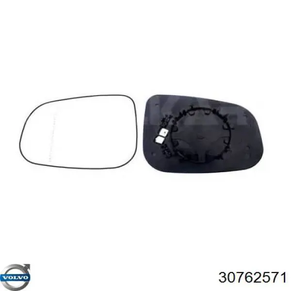 Compre 30762571 Volvo Elemento espelhado do espelho de retrovisão esquerdo