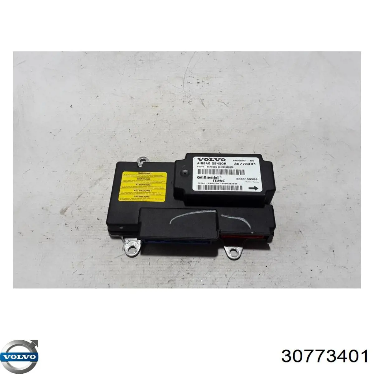 30773401 Volvo Módulo processador de controlo da bolsa de ar (Centralina eletrônica AIRBAG)