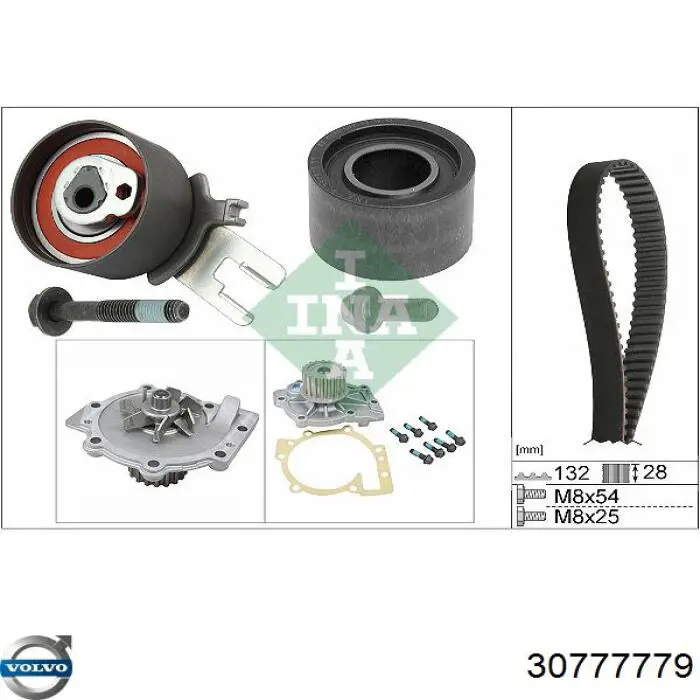 Compre 30777779 Volvo Correia do mecanismo de distribuição de gás