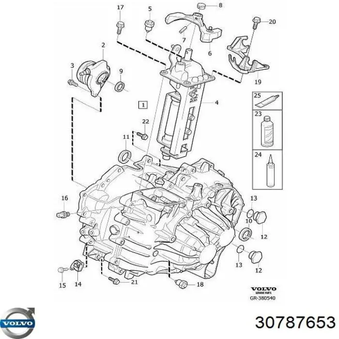 Cilindro de trabalho de embraiagem montado com rolamento de desengate Volvo 30787653 preço, a partir de 48,05 USD