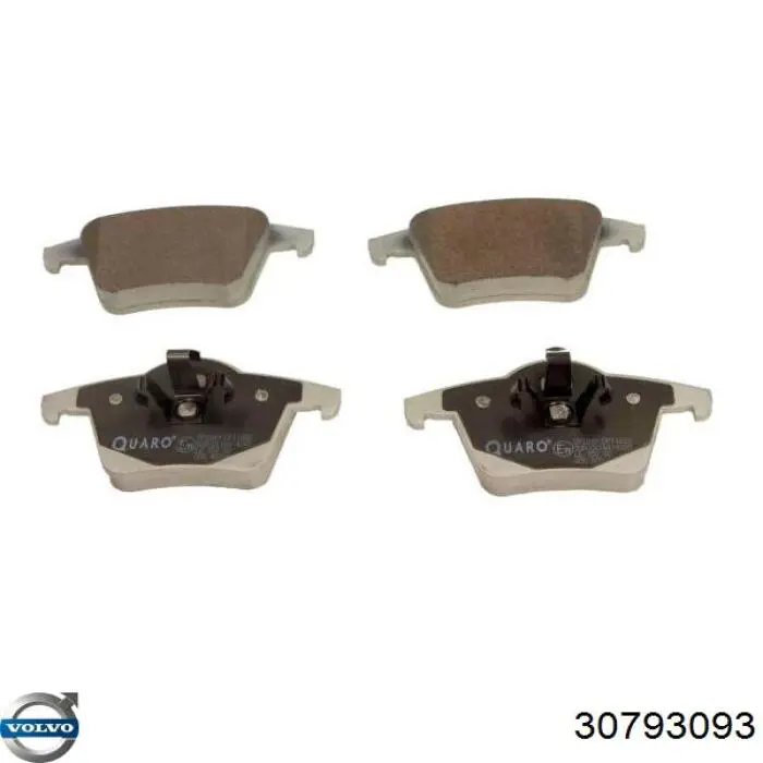 Compre 30793093 Volvo Sapatas do freio traseiras de disco