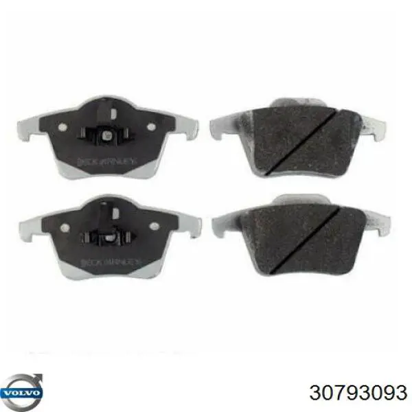 Sapatas do freio traseiras de disco Volvo 30793093 preço, a partir de 30,84 USD