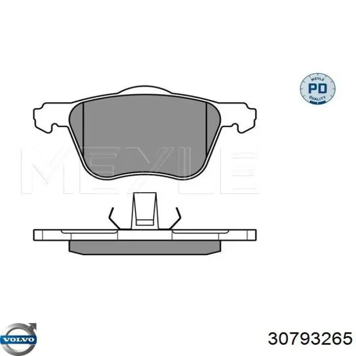 Compre 30793265 Volvo Sapatas do freio dianteiras de disco