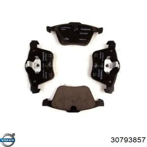 Sapatas do freio dianteiras de disco Volvo 30793857 preço, a partir de 40,10 USD
