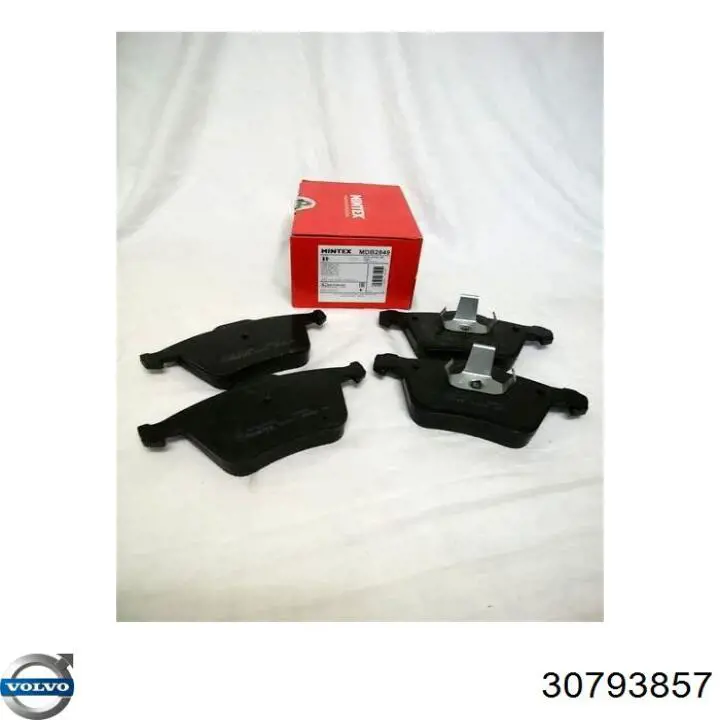 Compre 30793857 Volvo Sapatas do freio dianteiras de disco