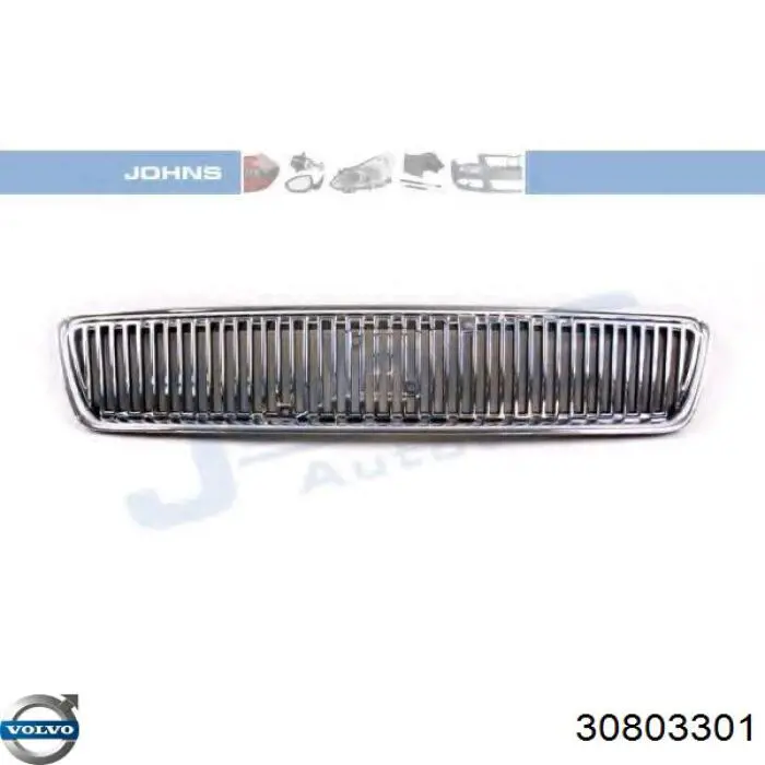 Grelha do radiador KH9008990 Starline