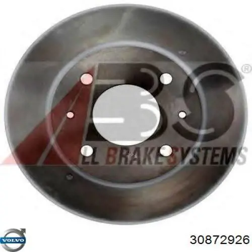 Disco do freio dianteiro 30872926 Volvo