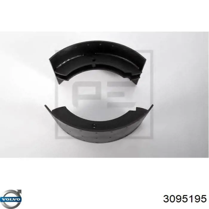 Compre 3095195 Volvo Sapatas do freio traseiras de tambor