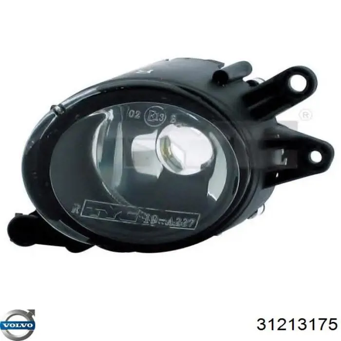 Luzes de nevoeiro esquerdas Volvo 31213175 preço, a partir de 38,41 USD