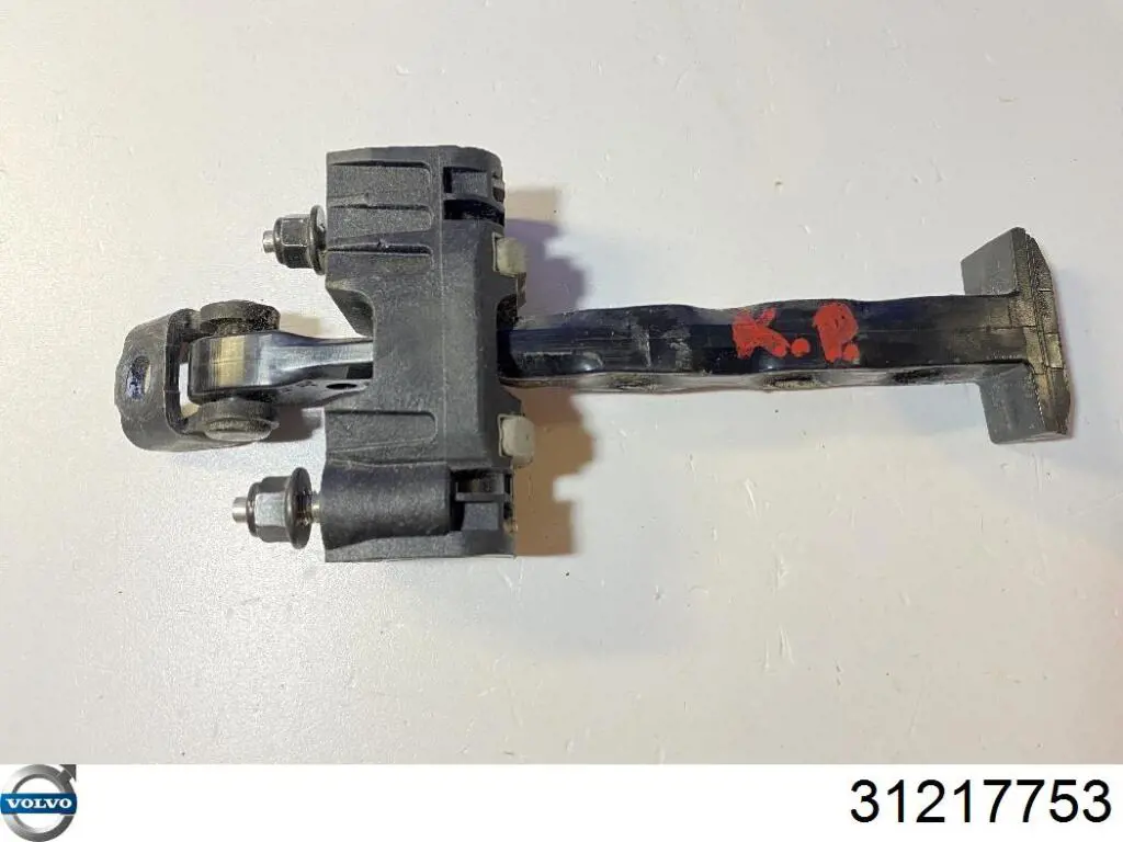 31217753 Volvo Limitador dianteiro esquerdo de abertura de porta
