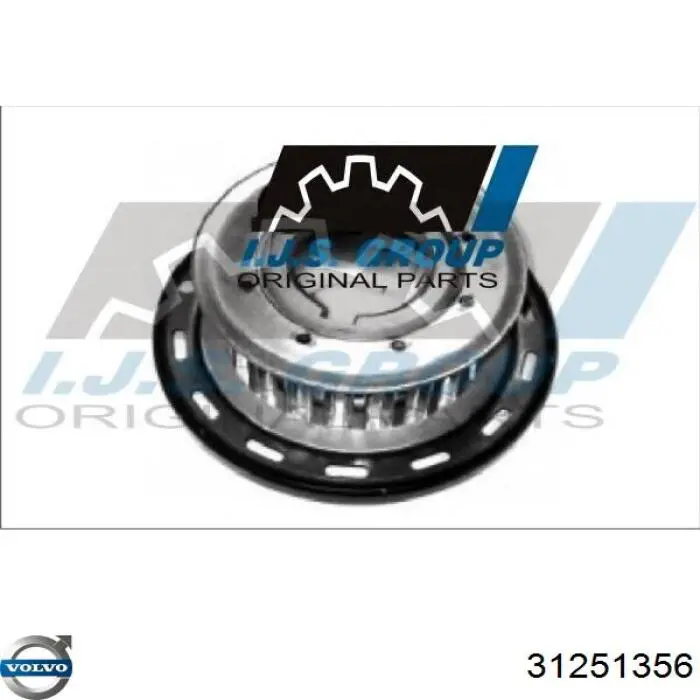 31251356 Volvo Engrenagem de cadeia da roda dentada de acionamento de cambota de motor